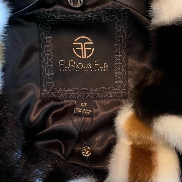 FURIOUS Fur® ‘Primrose’ Trench (Women’s Small, Brown) NEW WITH TAGS - Picture 4 of 8